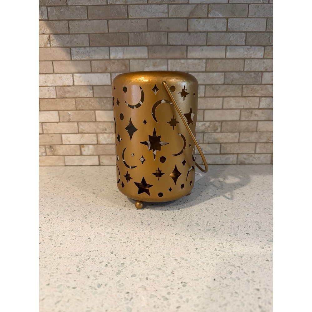 Disney Aladdin Jasmine Lantern‎ Candle Holder Tea Light Gold NWT